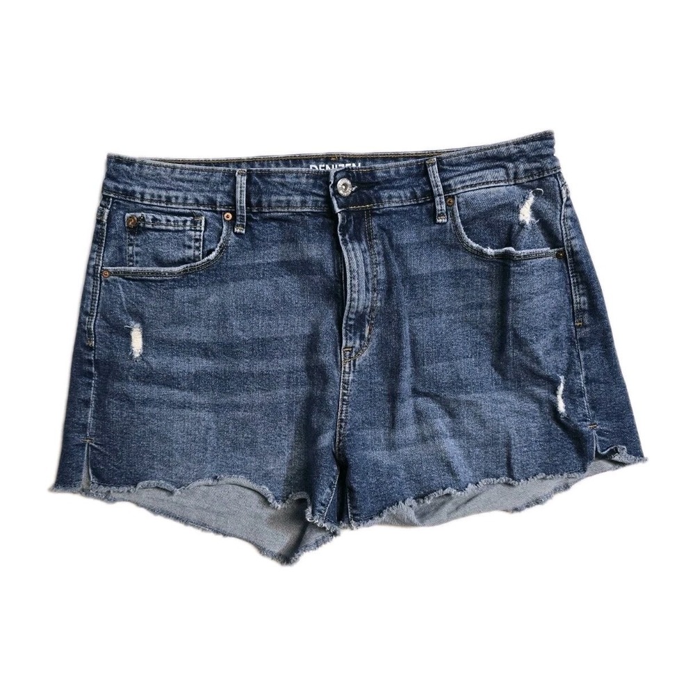 denizen from Levi's Cut Off‎ Hi-rise Shorts 14 Women's Logo